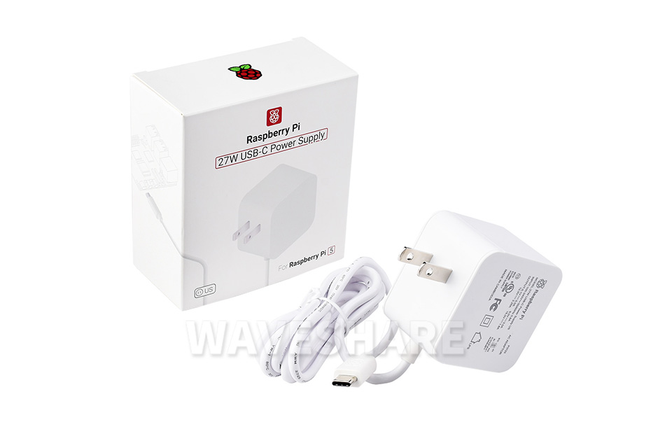 27W USB Type-C 电源白色美规 (US) 配置清单