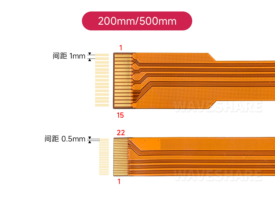 树莓派 5 CSI 软排线规格介绍