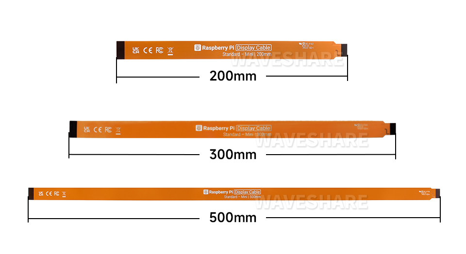 树莓派 5 Display 软排线产品尺寸