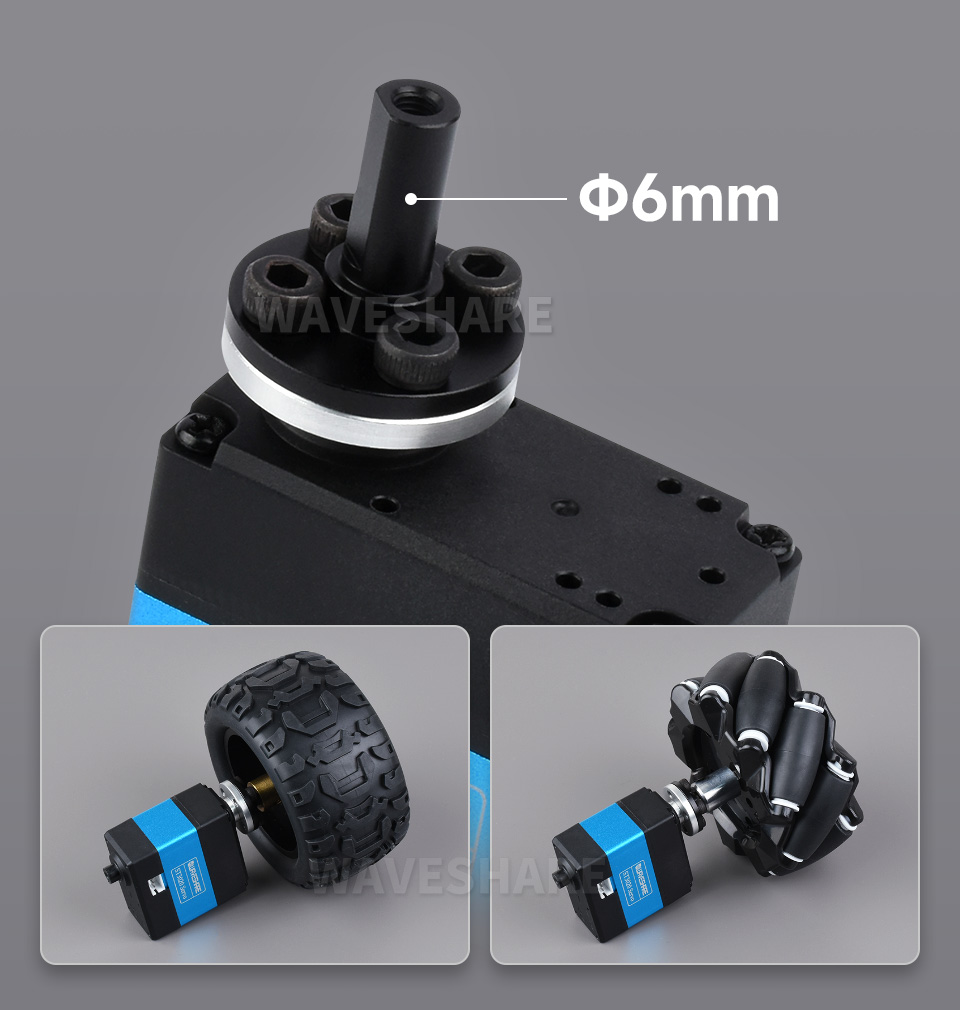 25kg.cm 宽电压串行总线舵机全金属舵机支架