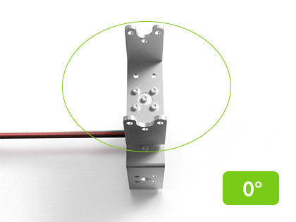 40kg.cm 金属串行总线舵机步进模式