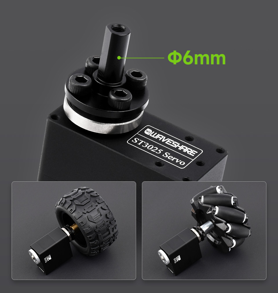 24.3kg.cm 宽电压串行总线舵机全金属舵机支架