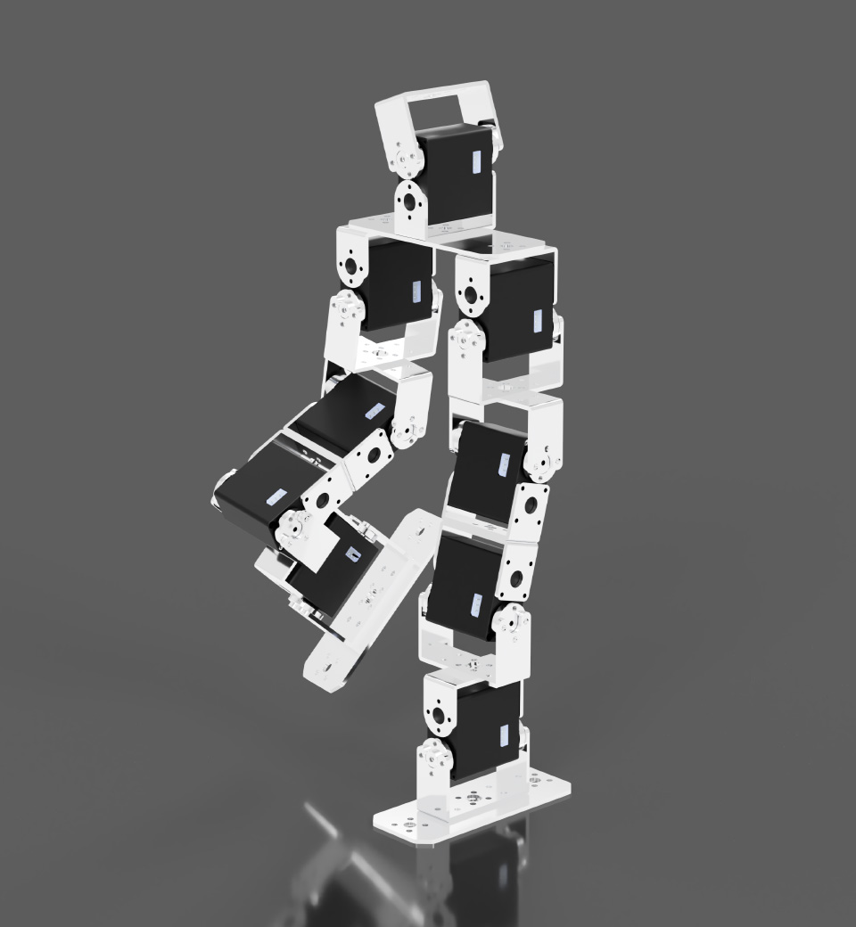 40kg.cm 金属串行总线舵机全金属舵机支架