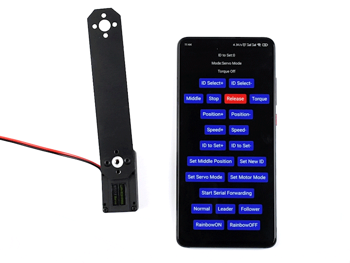 尼龙加玻纤外壳可编程串行总线舵机