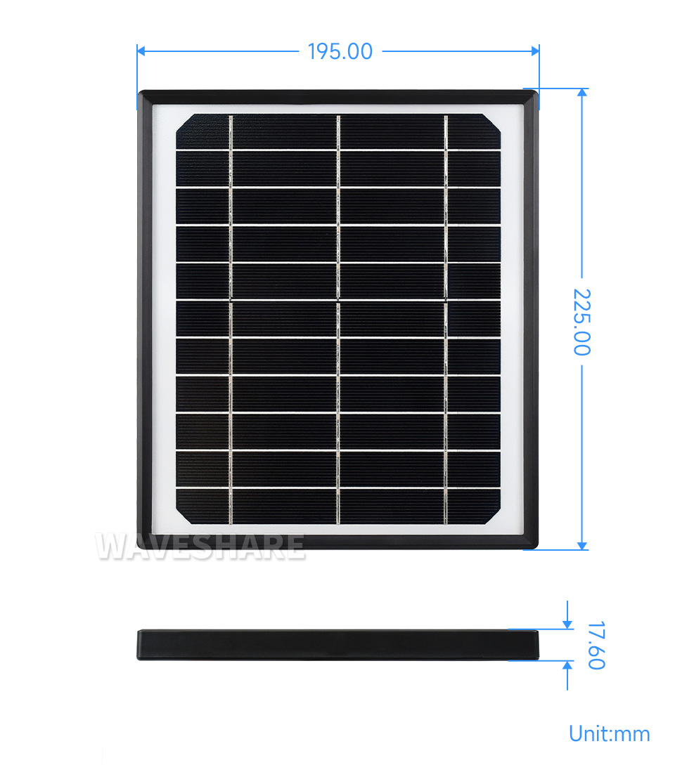 单晶硅太阳能板产品尺寸