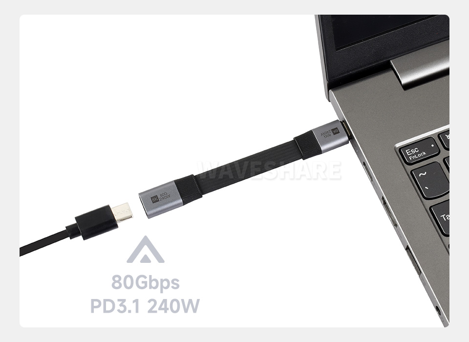 USB4 V2.0 全功能 Type-C 延长线