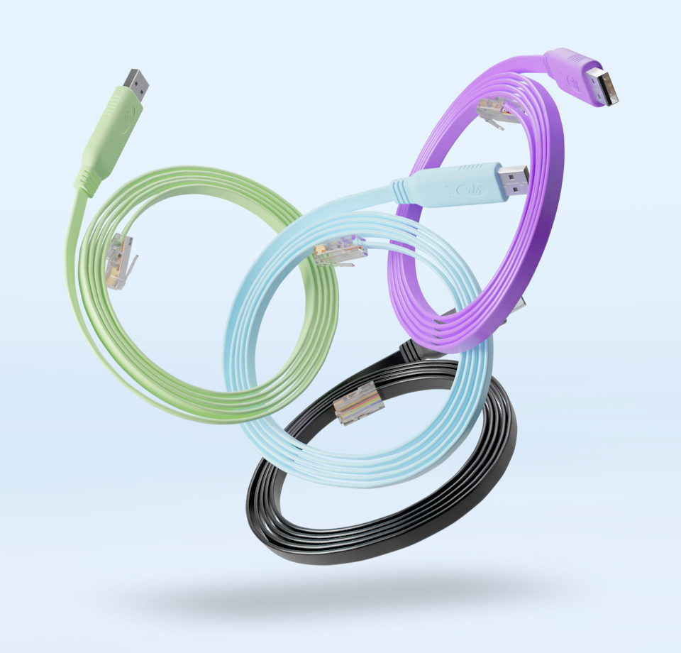 工业级 USB 转 RJ45 Console 调试线批量支持定制