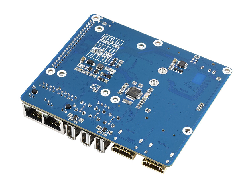 树莓派 CM4 WIFI6 双网口扩展板产品展示