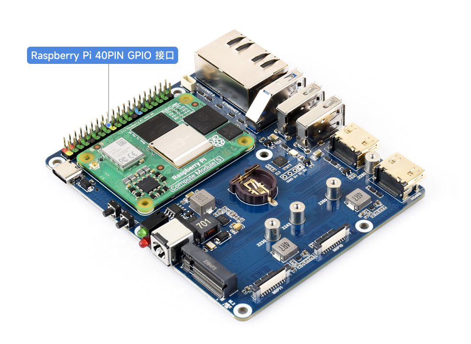 接入 Compute Module 5 核心板