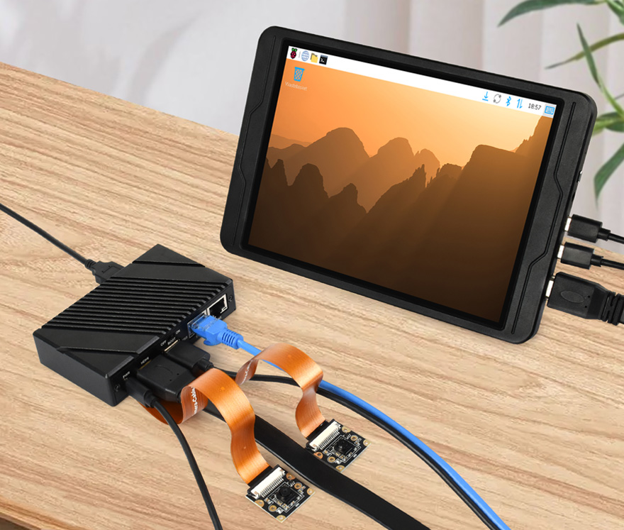 CM5 计算模块双网口主机应用示例