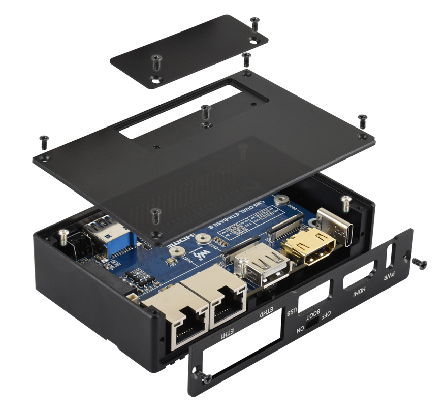 CM5 计算模块双网口主机应用示例