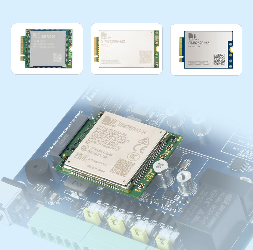 扩展板适配 SIM7600/SIM8260/SIM8262 通信模块