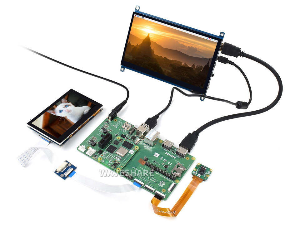 树莓派 Compute Module 4 计算模块配件包应用示例