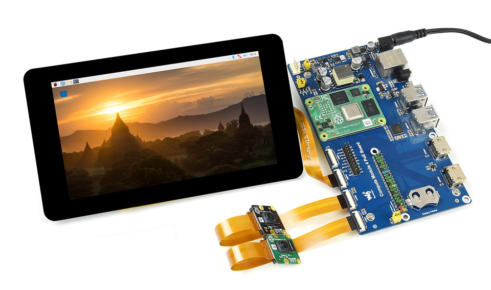 树莓派 CM4 PoE 扩展板应用示例