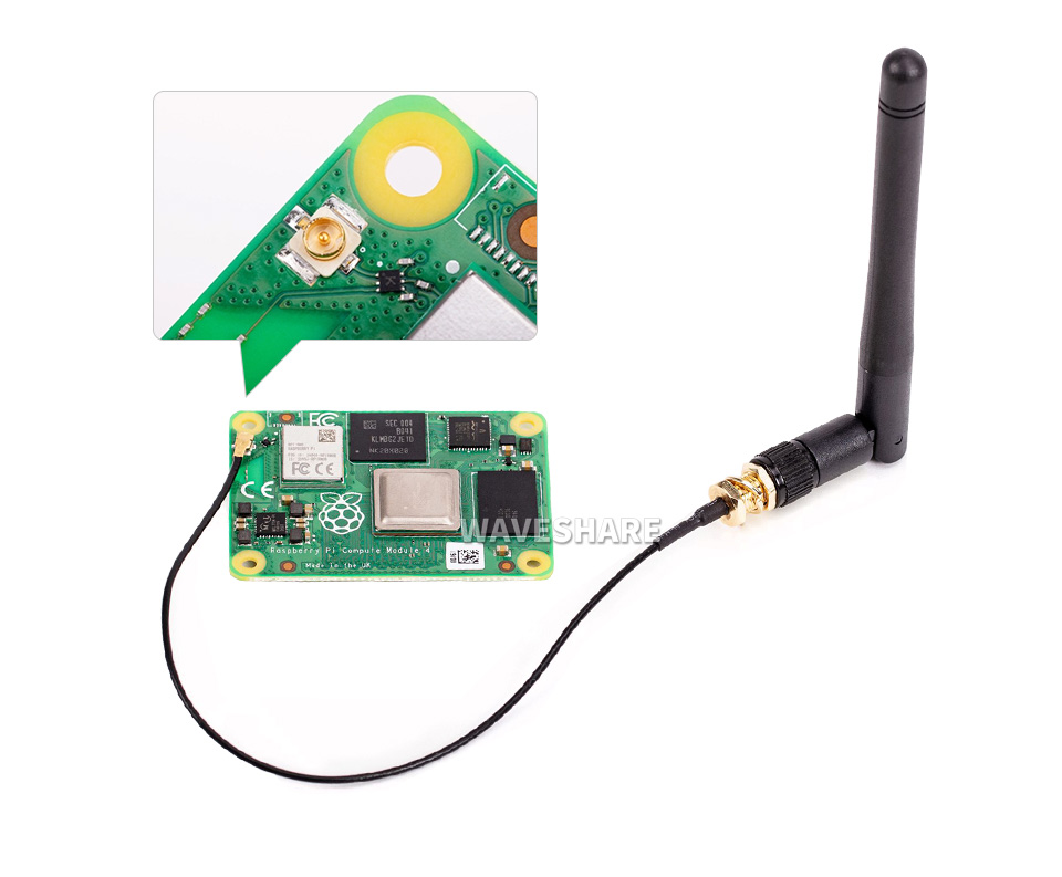 树莓派 Compute Module 4 计算模块4K高清双屏显示