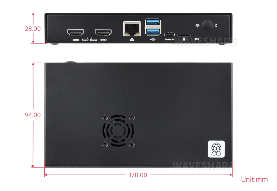 树莓派 Compute Module 5 计算模块主图