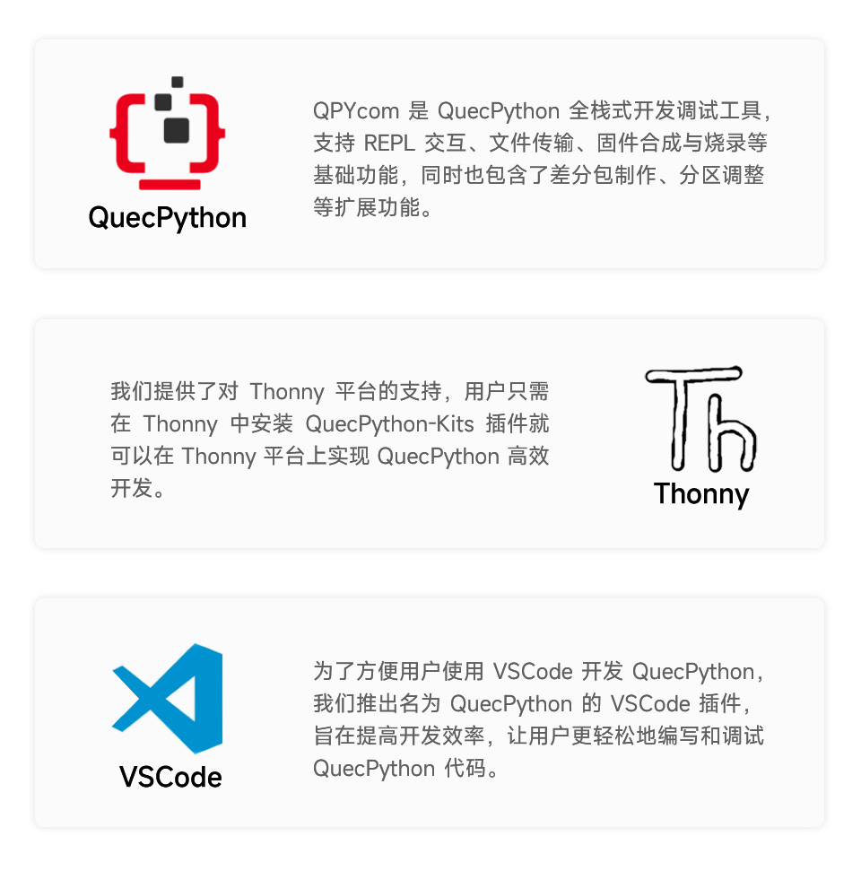 EC200U-EU-C4-P01 迷你开发板支持 C/C++，MicroPython