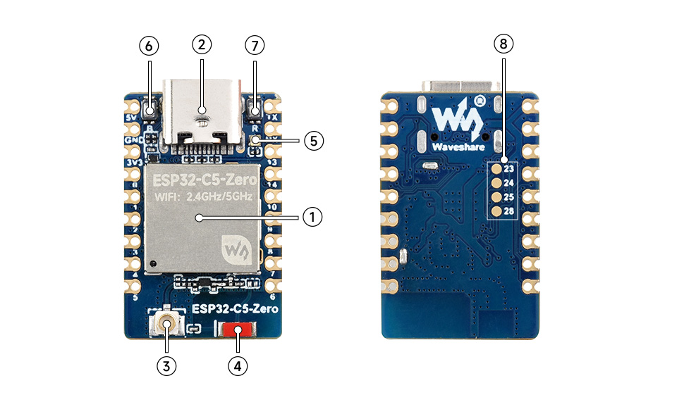 ESP32-C5-Zero 资源简介