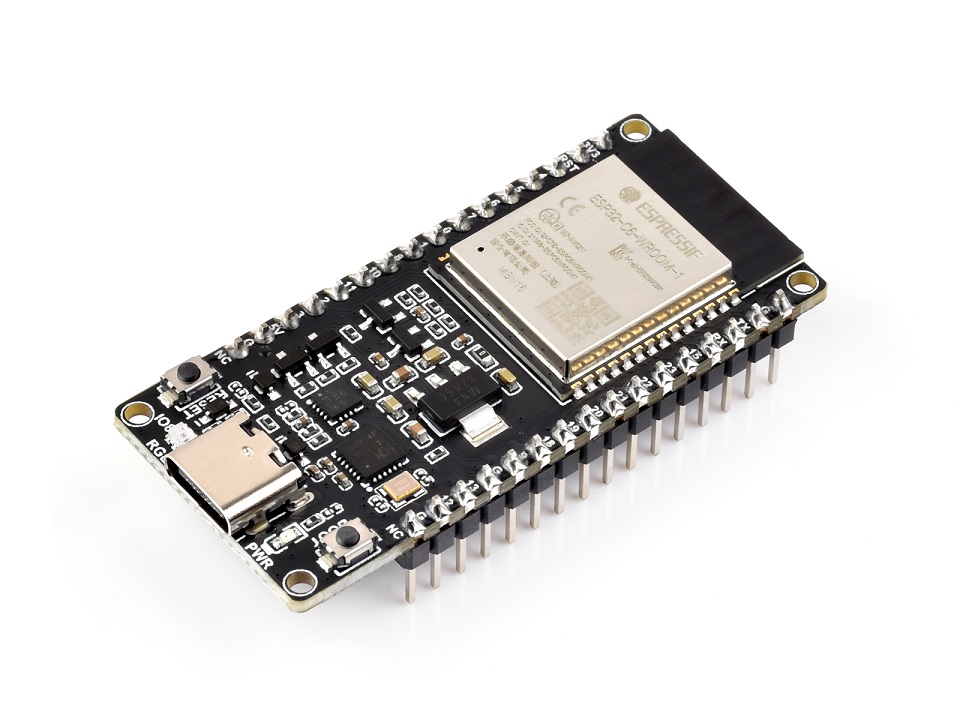 微雪 ESP32-C6 微控制器 Wi-Fi 开发板配置清单
