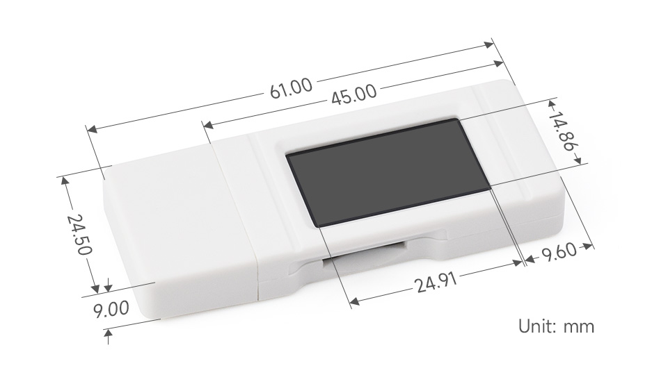 ESP32-C6 极客开发板产品尺寸