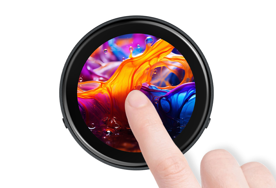 ESP32-C6 1.43 英寸电容触控屏开发板主图