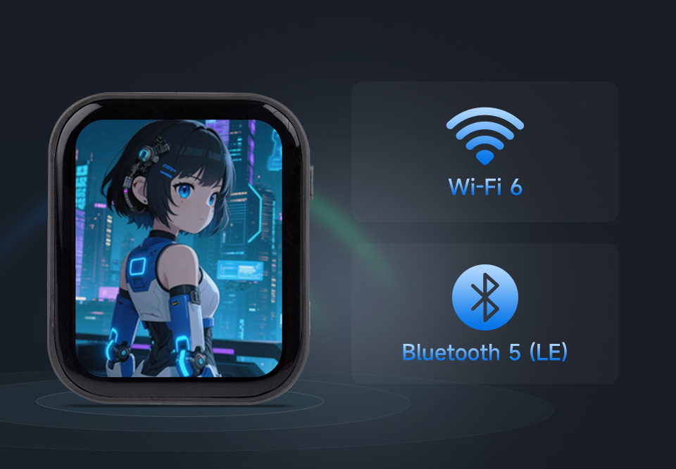 ESP32-C6-Touch-LCD-1.83 英寸液晶开发板支持 Wi-Fi 和 BLE 5