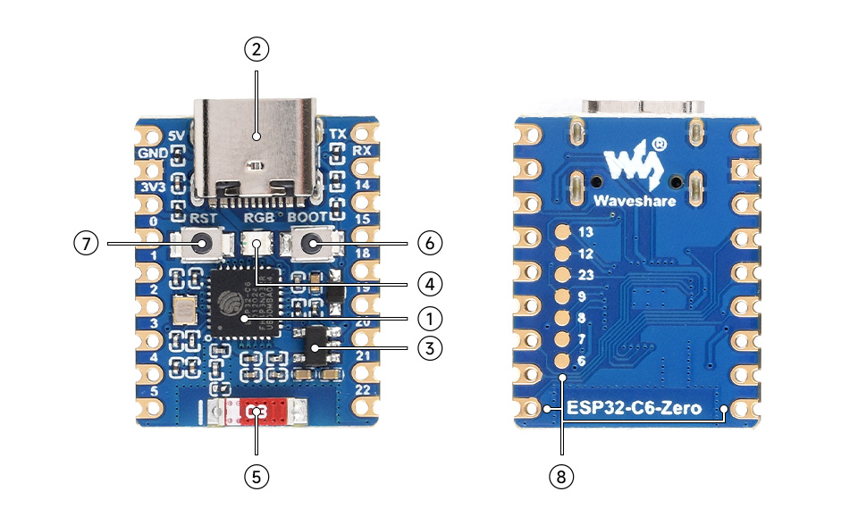 ESP32-C6-Zero 资源简介