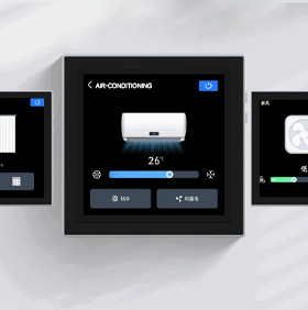 幸狐 Core1106 智能 86 盒内部底盒、继电器通信模块、主控显示模块