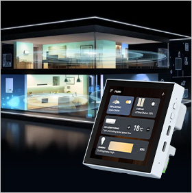 幸狐 Core1106 智能 86 盒内部底盒、继电器通信模块、主控显示模块