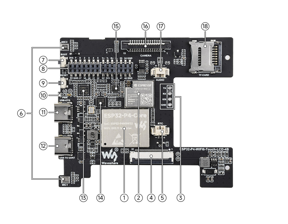 幸狐 Core1106 智能 86 盒黑色 PCB 布局图