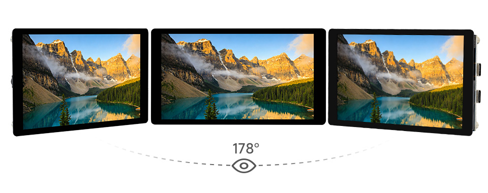 ESP32-P4-WIFI6 5 英寸触摸屏开发板 屏幕可视角度 178 度