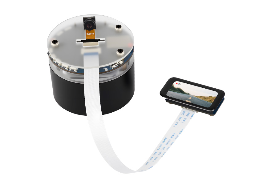 ESP32-S3 AI 智能音箱开发板支持外接 LCD 显示屏和摄像头