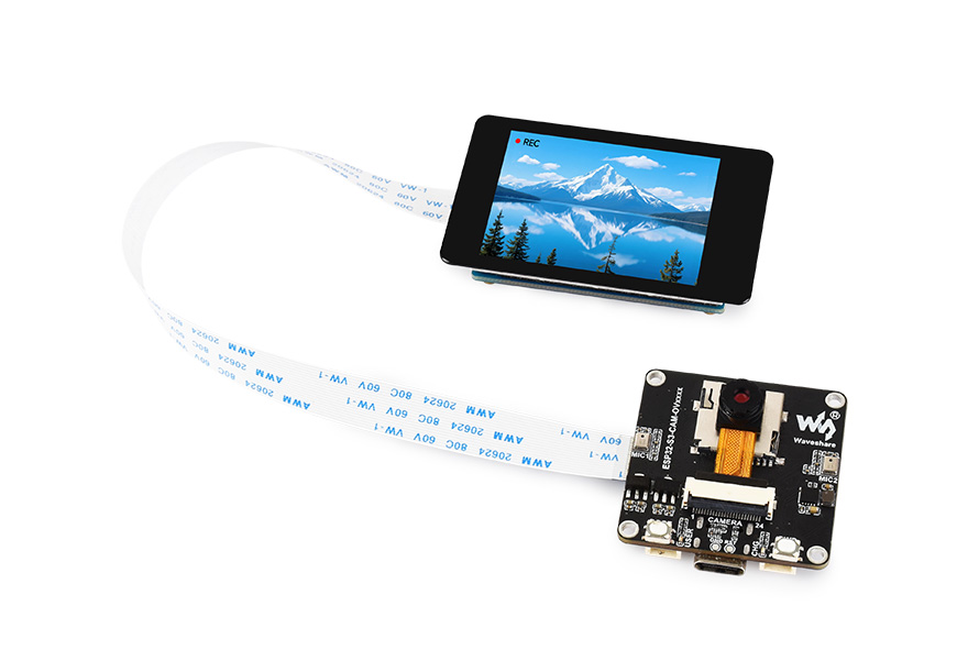 ESP32-S3 AI 摄像头开发板板载显示屏接口