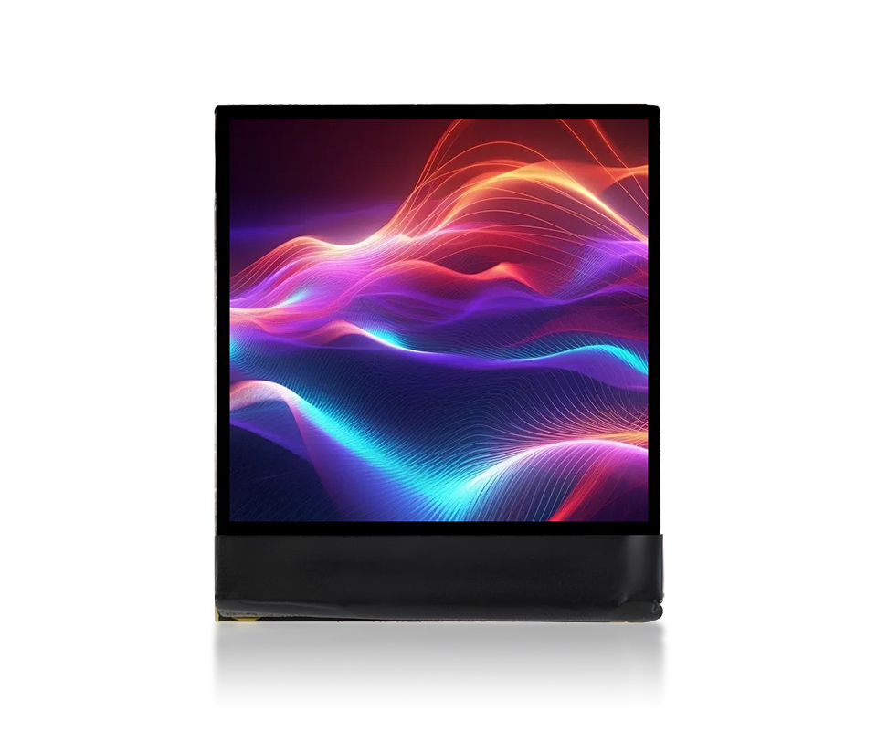 ESP32-S3 4 英寸电容触控屏开发板，并带有特性图标如： 2.4GHz WiFi和 BLE5 模组，480×480分辨率和5点触控