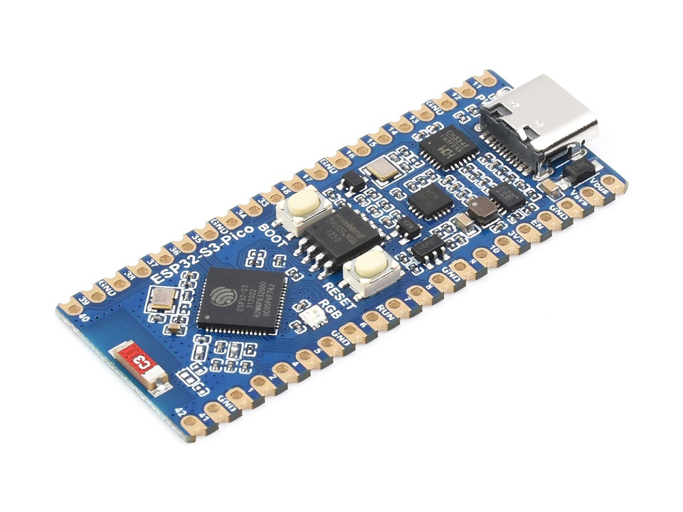 微雪 ESP32-S3 微控制器 Wi-Fi 开发板配置清单