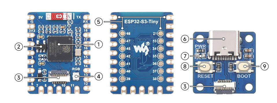 ESP32-S3-Tiny 资源简介
