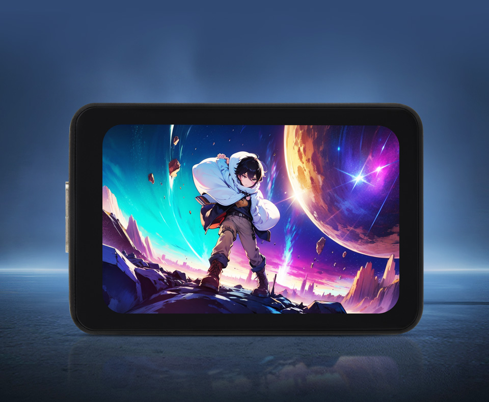 ESP32-S3-Touch-AMOLED-1.64 英寸液晶开发板板载 1.28 英寸 LCD 屏