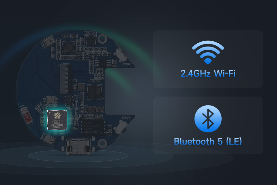 ESP32-S3 1.75 英寸电容触控屏支持 Wi-Fi 和 BLE 5