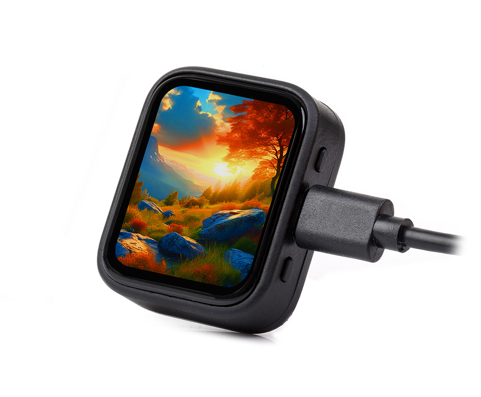 ESP32-S3-Touch-AMOLED-1.8 英寸液晶开发板板载 1.28 英寸 LCD 屏