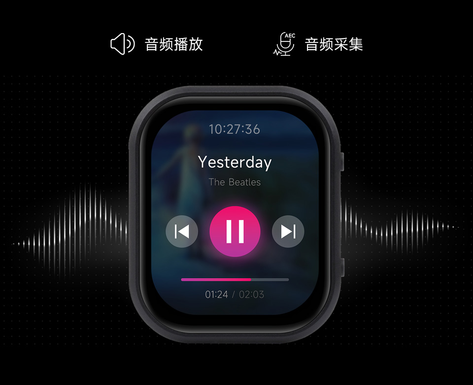 ESP32-S3-Touch-AMOLED-2.06 英寸开发板30 个多功能 GPIO 引脚