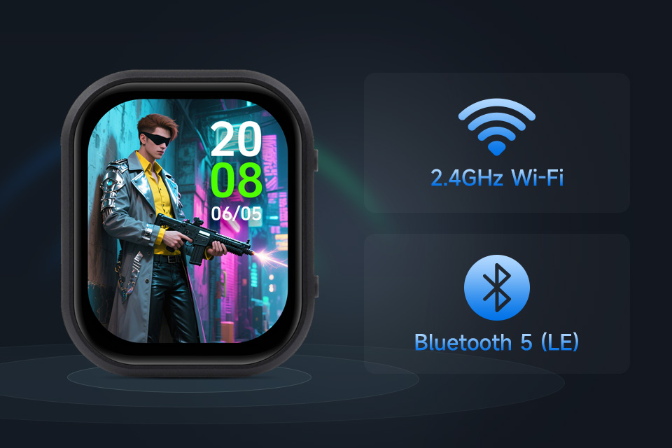 ESP32-S3-Touch-AMOLED-2.06 英寸开发板30 个多功能 GPIO 引脚
