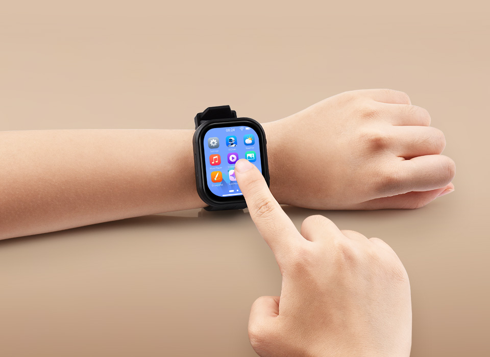 ESP32-S3-Touch-AMOLED-2.06 英寸开发板板载 1.28 英寸 AMOLED 屏