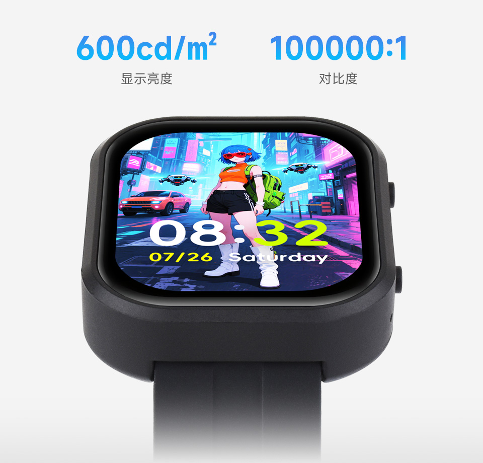 ESP32-S3-Touch-AMOLED-2.06 英寸开发板板载 1.28 英寸 AMOLED 屏