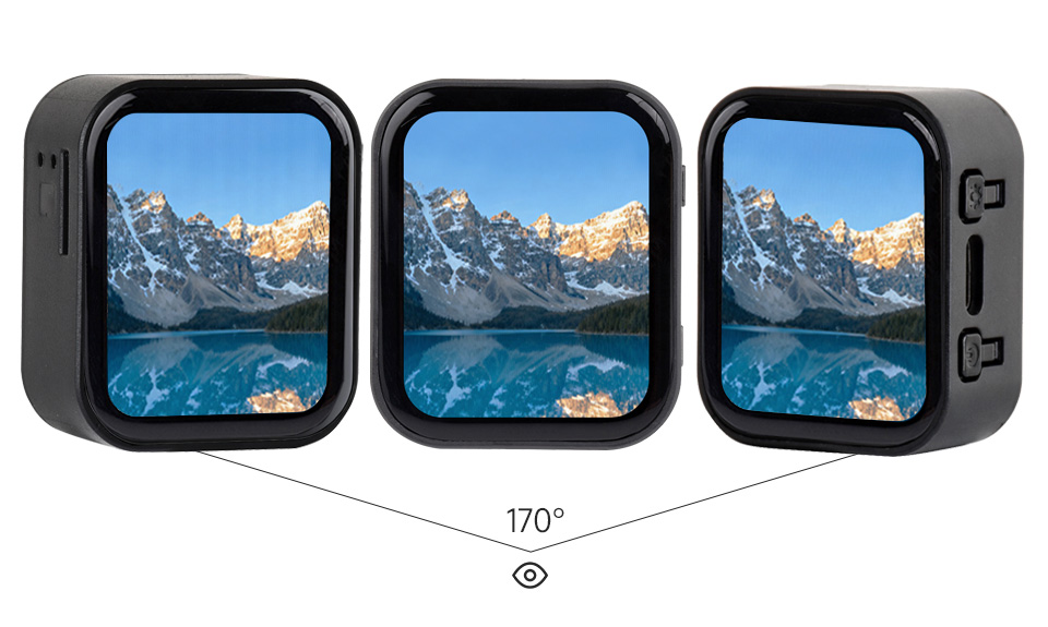 ESP32-S3-Touch-LCD-1.83 英寸液晶开发板板载IPS 显示面板,可视角度广