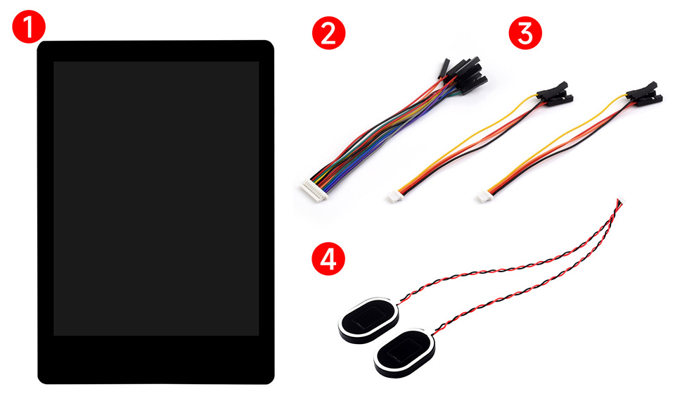 ESP32-S3 2.8 英寸电容触控屏开发板配置清单