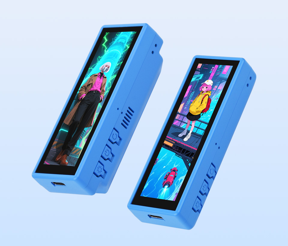 ESP32-S3, 3.49 英寸液晶屏开发板