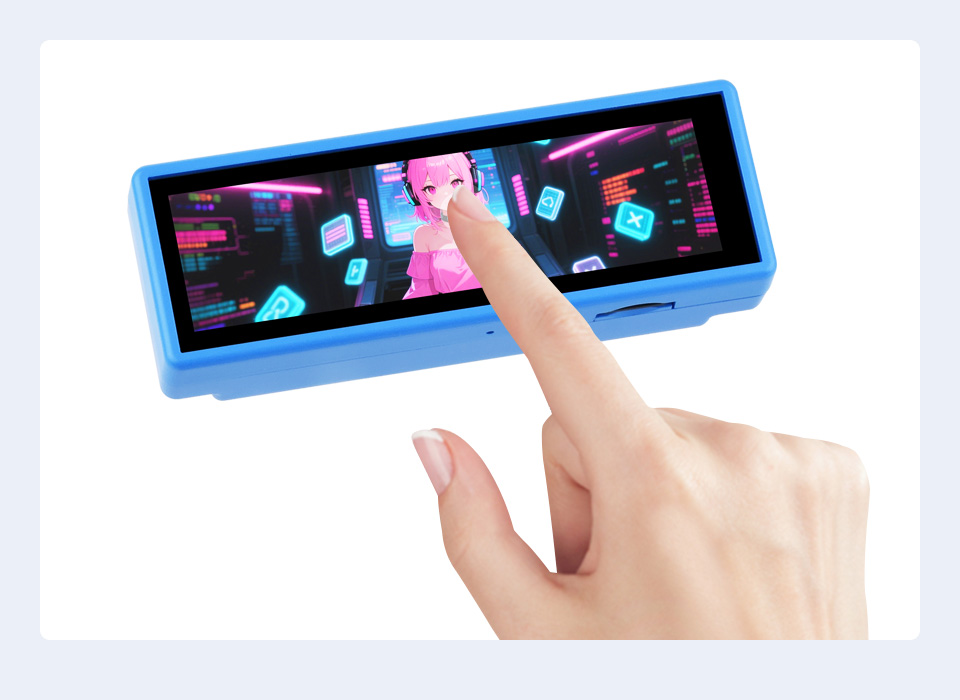 ESP32-S3，3.49 英寸液晶屏开发板 人机交互功能展示