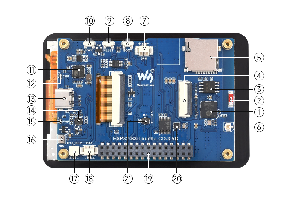 3.5 英寸电容触控屏开发板资源简介