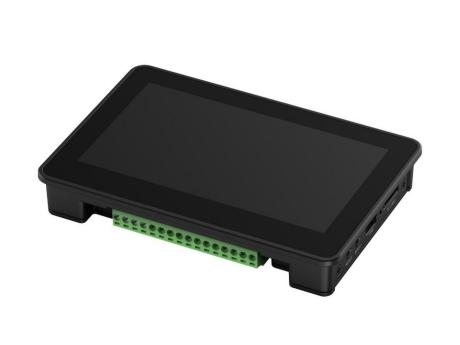 ESP32-S3 4.3 英寸电容触控屏开发板俯视图，黑屏状态