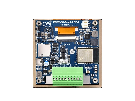 ESP32-S3 4 英寸电容触控屏开发板俯视图